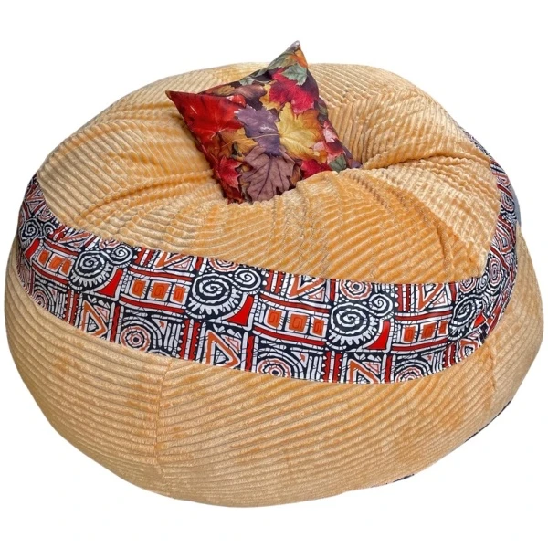 Bean bag with print