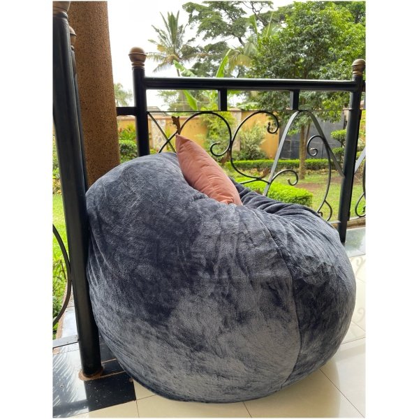 Bean Bag Chair - Grey - Image 4