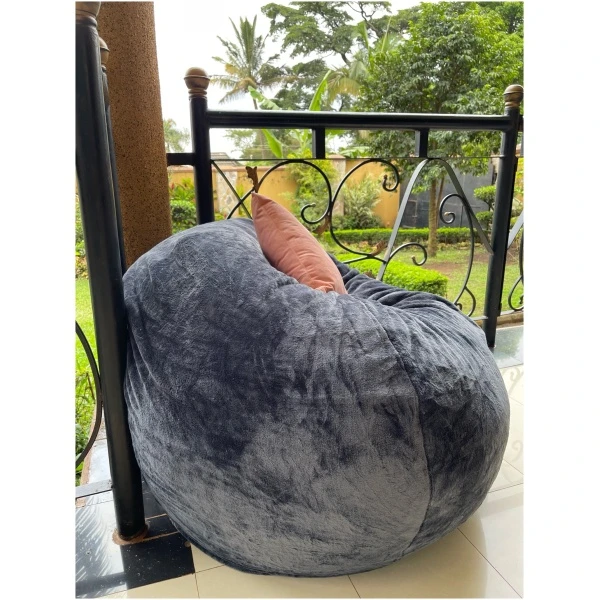 Bean Bag Chair - Grey - Image 4