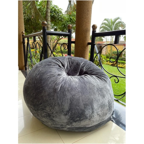 Bean Bag Chair - Grey - Image 3